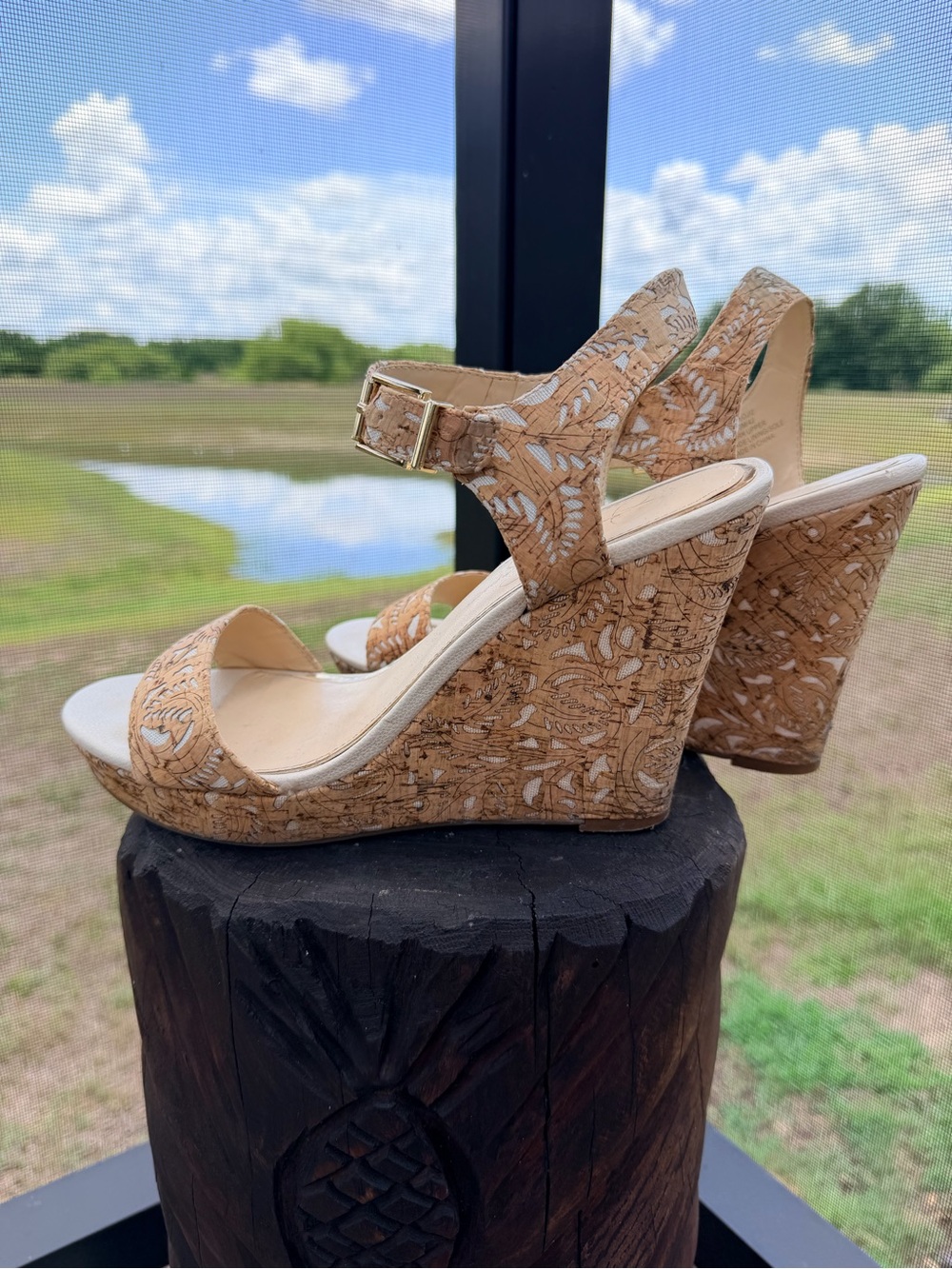 Jessica’ Simpson women’s wedge sandals Size 10M - Picture 8 of 12